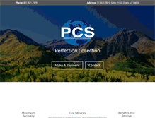 Tablet Screenshot of perfectioncollection.com